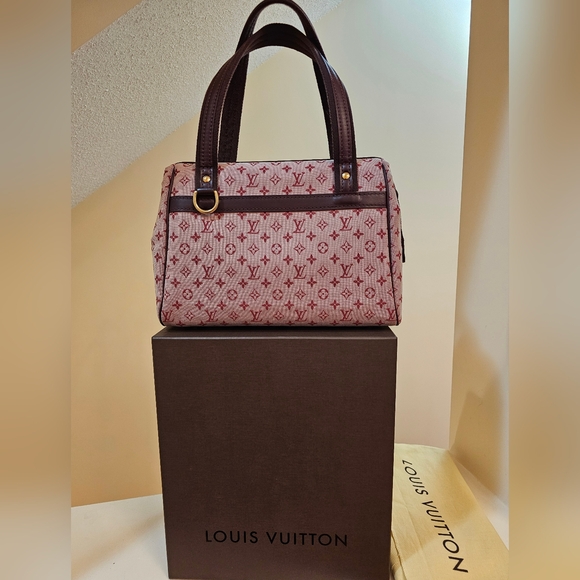 Louis Vuitton Monogram Canvas Bag - Burgundy & Pink - Picture 2 of 7